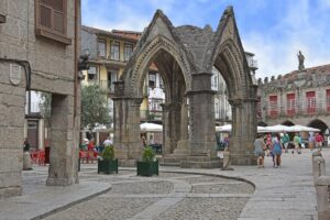Padrão do Salado Gothic monument for Guimarães cannabis-travel-guide-cannatrailz