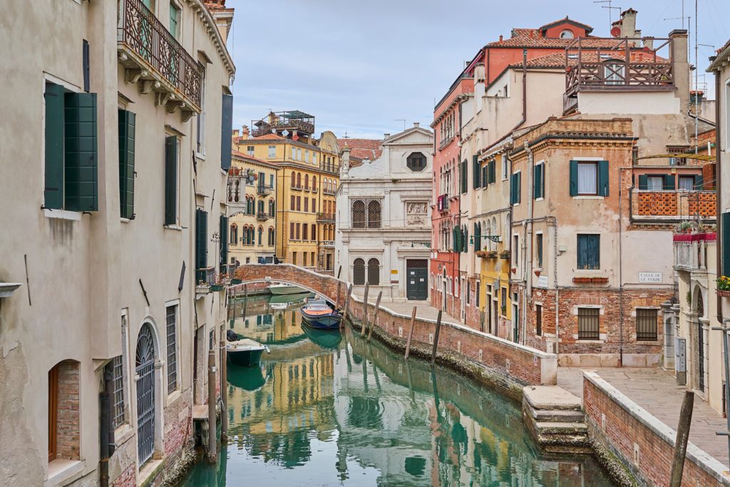 cannaregio back alley canals for Venice cannabis travel guide