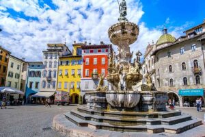 A sunny Piazza Duomo for Cannabis in Trento Travel Guide.