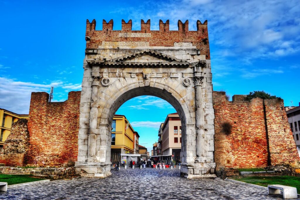 The Arch of Augustus for Cannabis in Rimini Travel Giide.