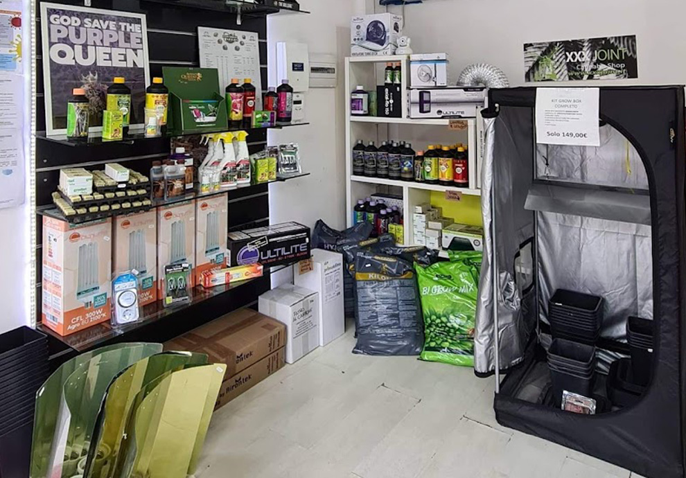 Growshop for cannabis in Viterbo