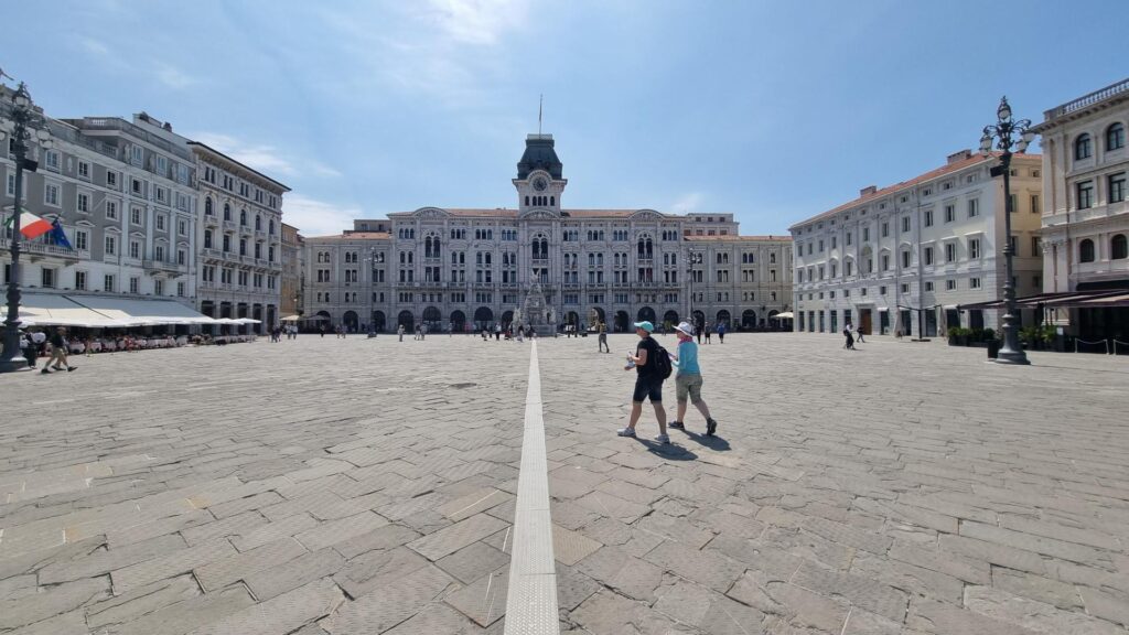 Weed laws in Trieste on Piazza Unità d’Italia