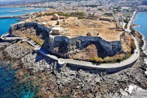 The Fortezza of Rethymno on Crete Island, Greece.