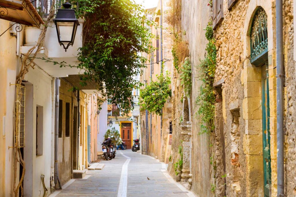 Weed in Rethymno Oldtown Alleys