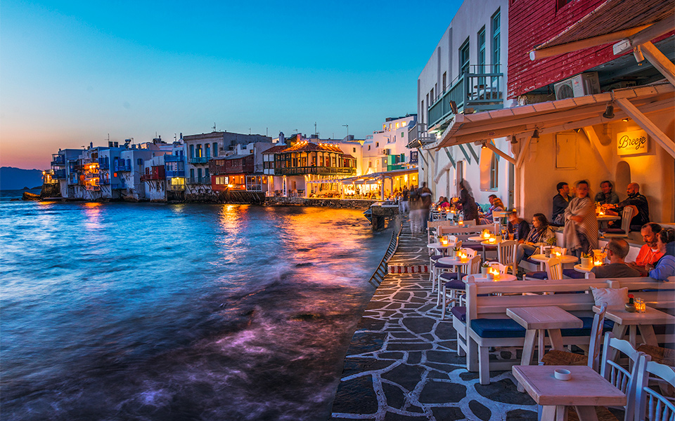 Nightlife at Chora - Mykonos Town