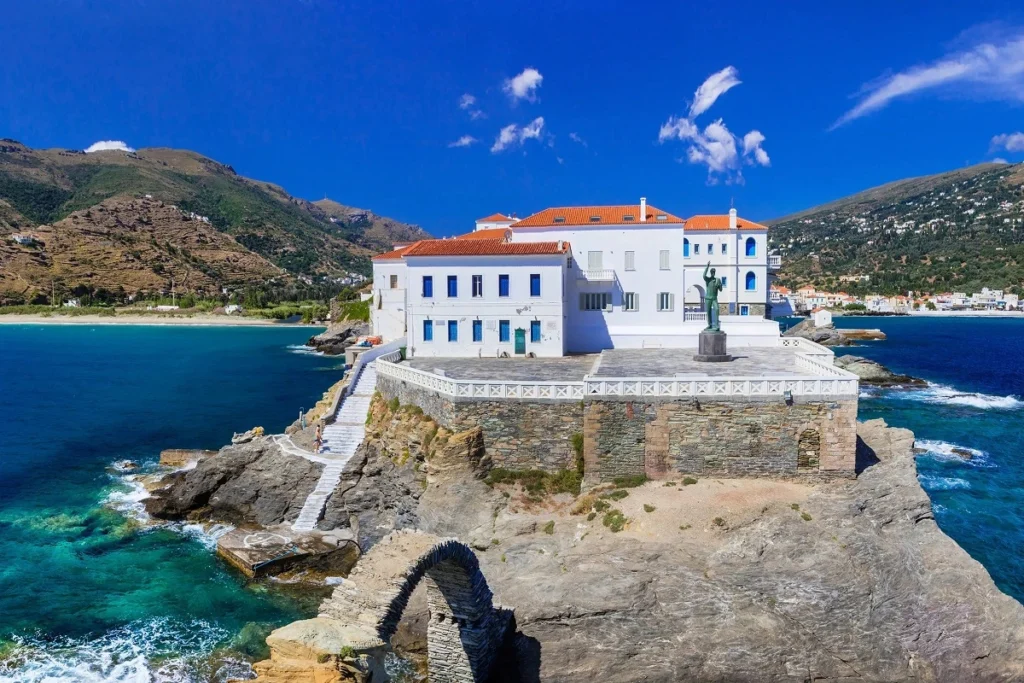 The maritime museum of Andros on the Cyclades Islands, Greece.