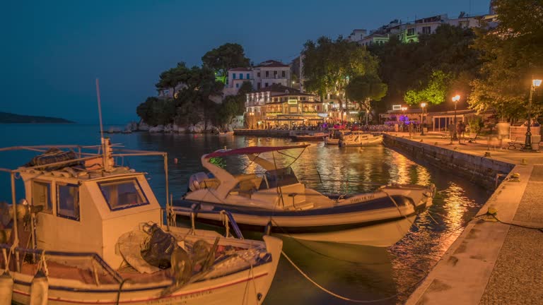 Harbor nights & cannabis in Skiathos