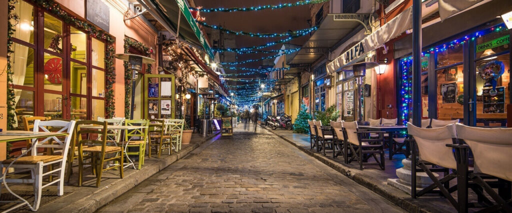 Ladadika district and weed in Thessaloniki