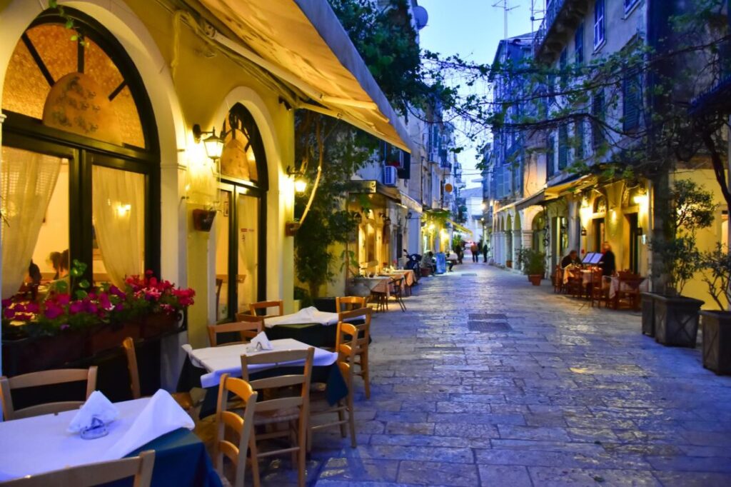Cannabis in Corfu Old Town Maze