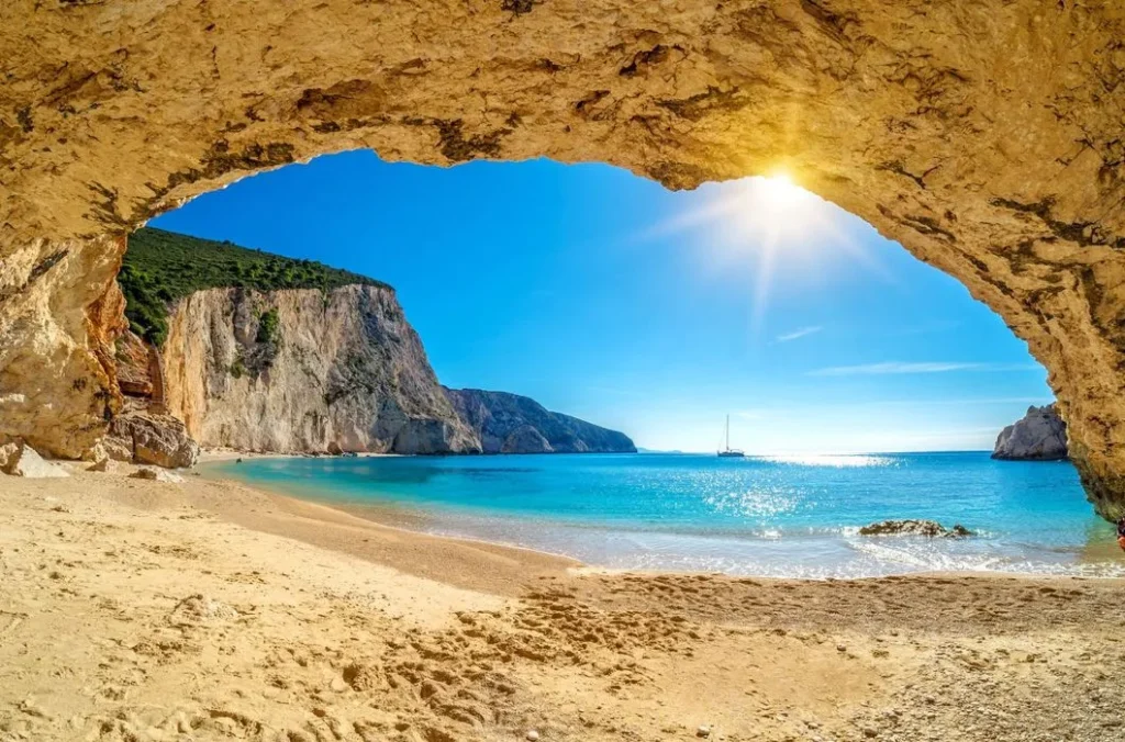 Sunset at Porto katsiki beach & cannabis in Lefkada