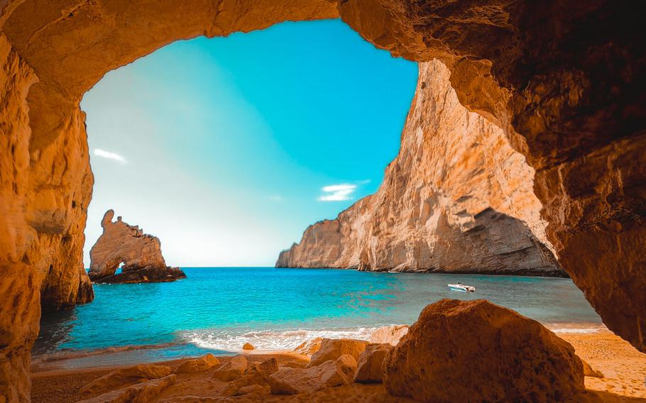 Scenic hidden cove for Cannabis in Zakynthos