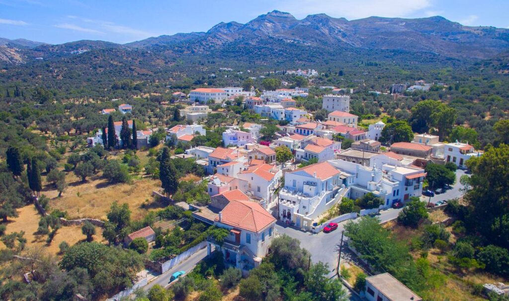 Chalki mountain village on Naxos Island, Greece