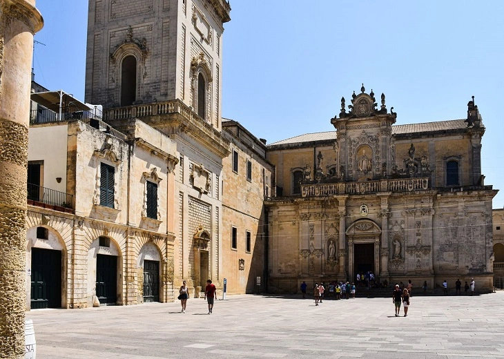 The numeroes piazzas and youthful energy from the University of Salento help shape the culture of cannabis in Lecce.